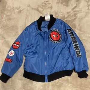 Marvel Blue Spider-Man 'Amazing' Bomber Jacket